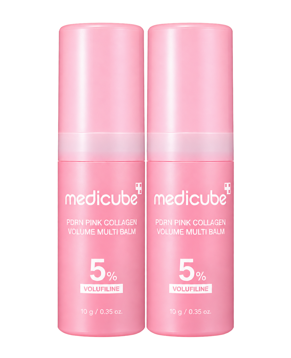 2 pink collagen balm sticks