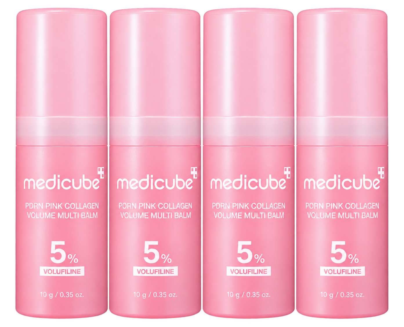 4 pink collagen balm sticks